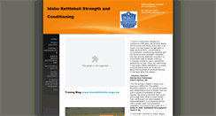 Desktop Screenshot of idahokettlebells.com